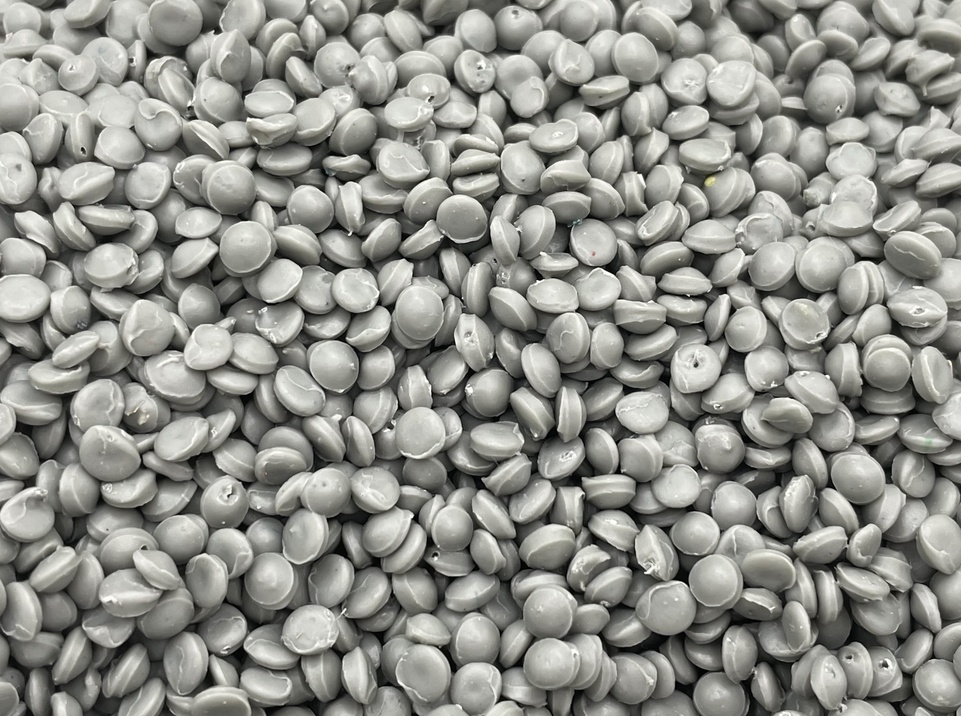 Foto de Polipropilenos reciclado de envase gris