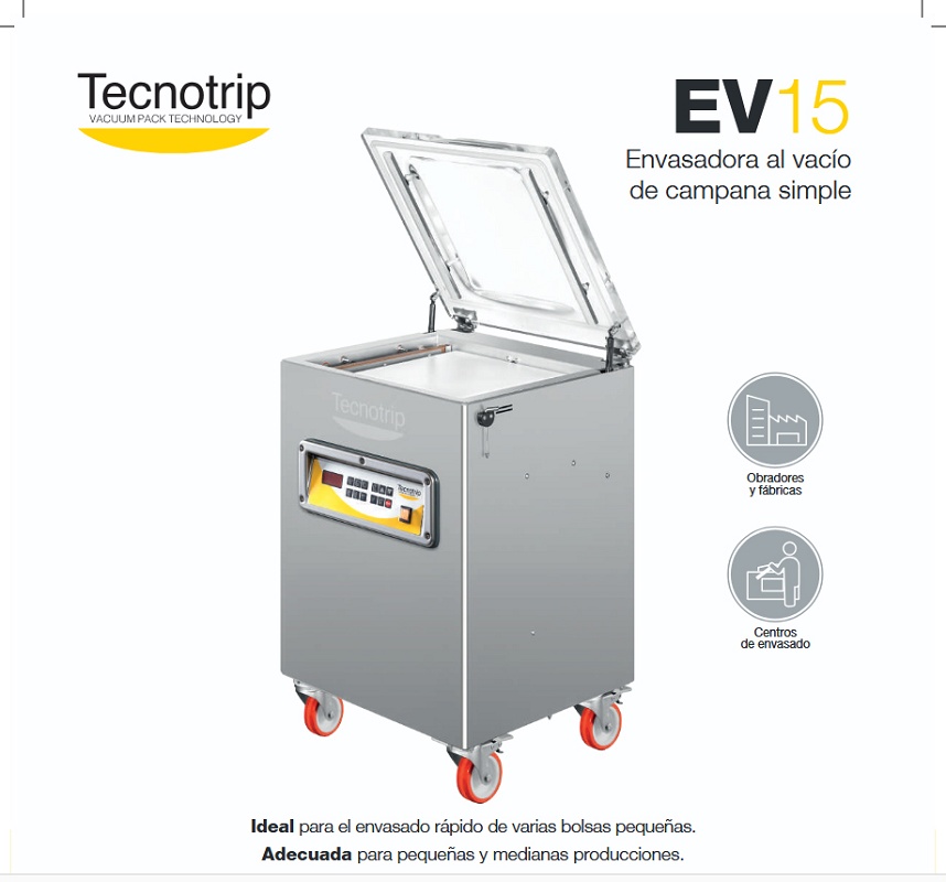 Foto de Envasadoras al vacío de campana simple