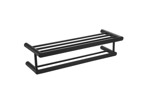 Foto de Portatoallas con repisa en acero inoxidable