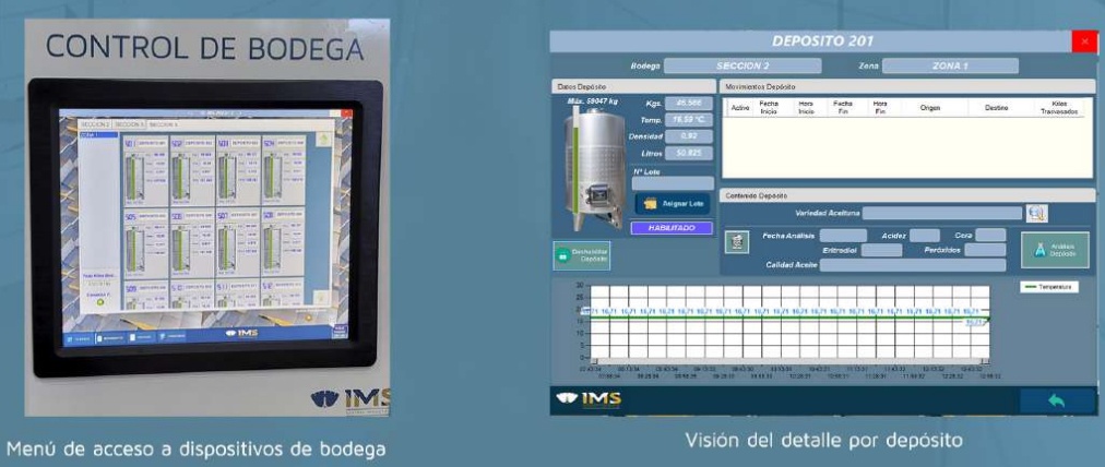 Foto de Sistema de control de bodega en almazara