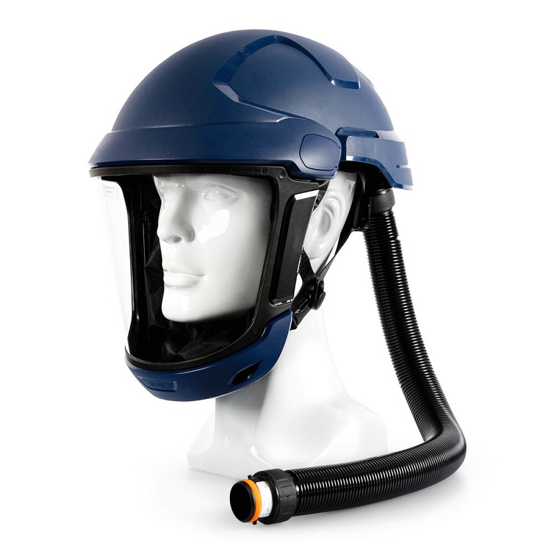 Foto de Cascos de seguridad con visor