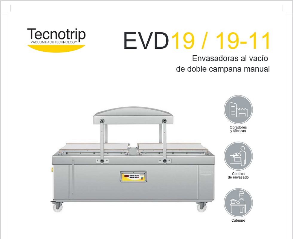 Foto de Envasadoras al vacío de campana - Doble Campana