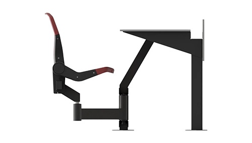 Foto deMesas prensa con asientos