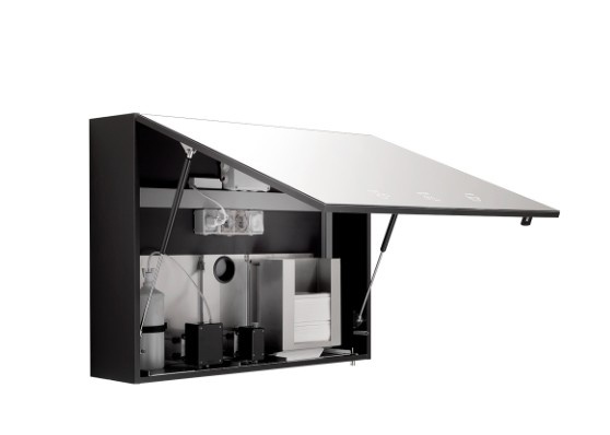 Foto de Armarios modulares integrados con sistema de lavado y secado de manos