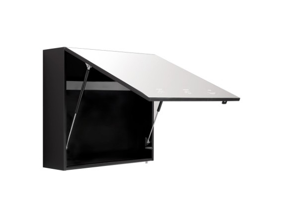 Foto de Armarios con espejo integrado para sistemas detrás del espejo