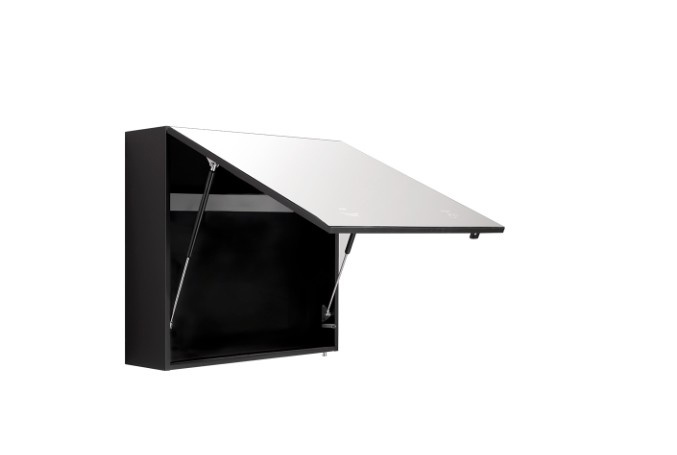 Foto de Armarios con espejo integrado para sistemas detrás del espejo