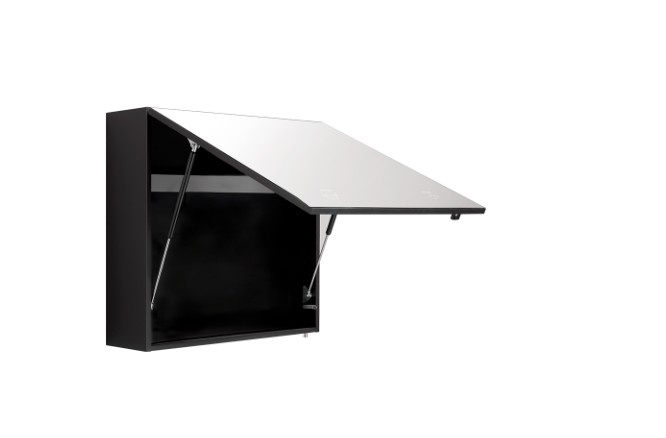 Foto de Armarios con espejo integrado para sistemas detrás del espejo