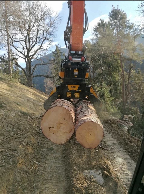 Foto dePinzas seleccionadoras para excavadora