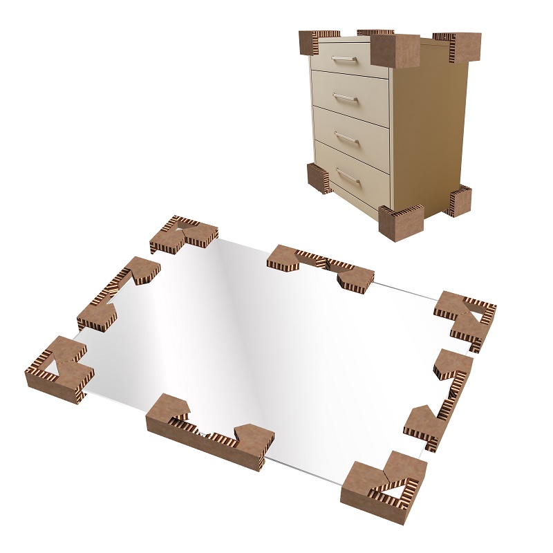 Foto de Embalaje en nido de abeja para packaging industrial