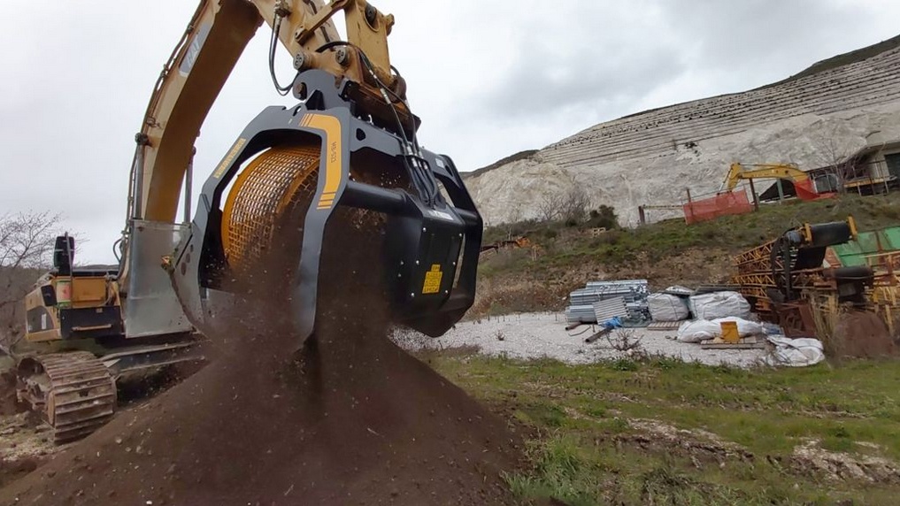 Foto deCucharas cribadoras para excavadora