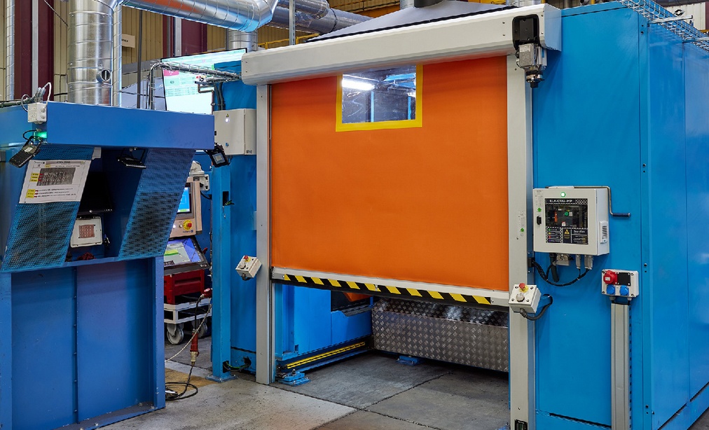 Foto de Puertas rápidas enrollables para líneas de producción automatizadas