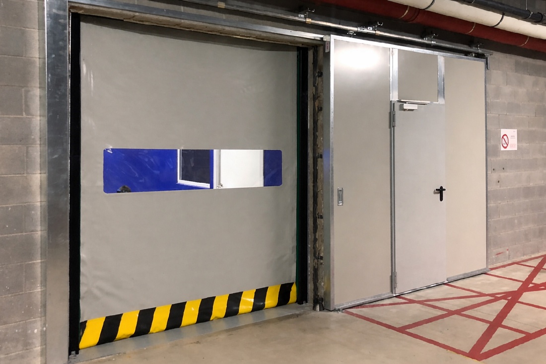 Foto de Puertas rápidas autorreparables para zonas de conservación