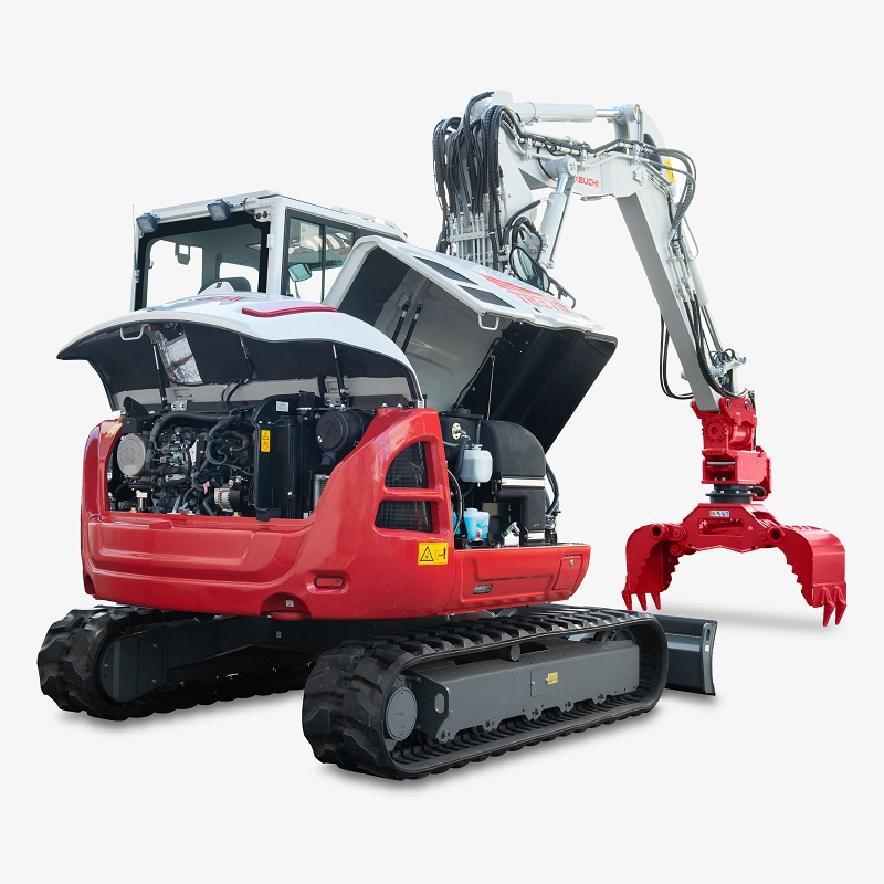 Foto deMiniexcavadoras con brazo monobloc o brazo articulado