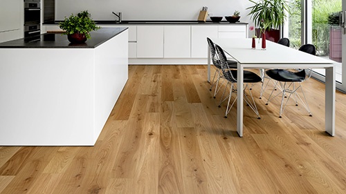 Foto deParquets de madera natural