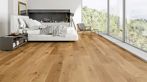Foto deParquets de madera natural