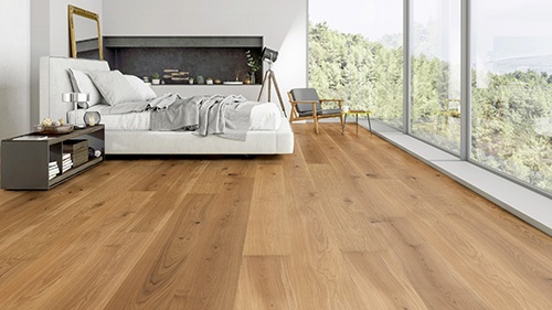 Foto deParquets de madera natural