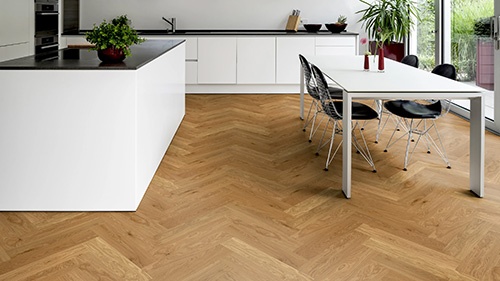Foto deParquets de madera natural