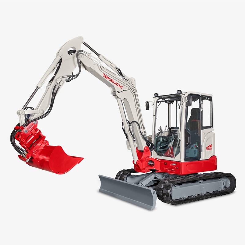 Foto de Excavadoras parte trasera corta con cabina