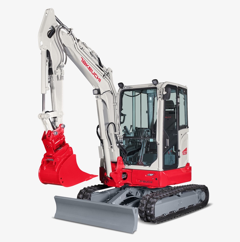 Foto de Excavadoras parte trasera corta con cabina