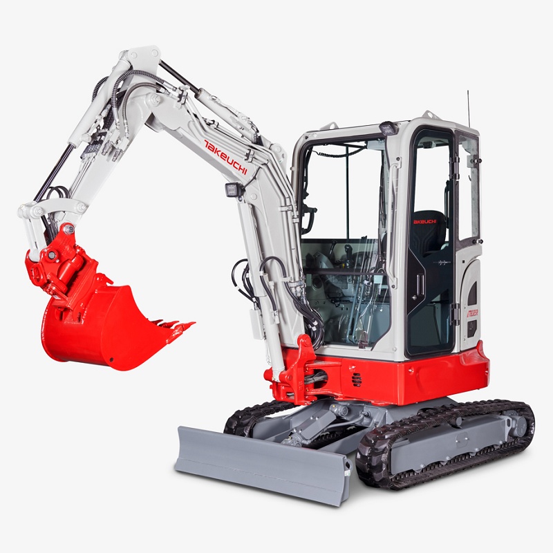 Foto de Excavadoras parte trasera corta con cabina/canopy