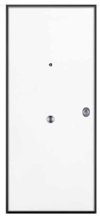 Foto de Puertas acorazadas para exterior con doble acabado decorativo
