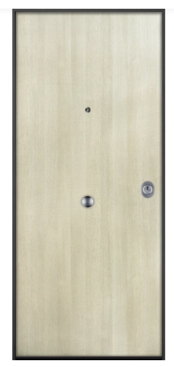 Foto de Puertas acorazadas para viviendas con acabado en madera natural