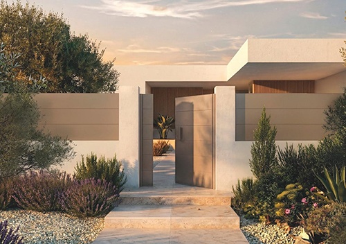 Foto de Puertas de aluminio soldado
