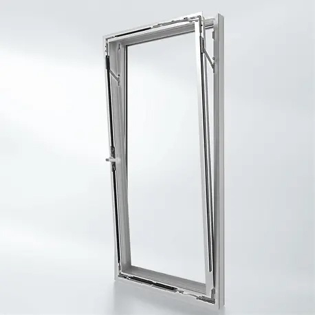 Foto de Ventanas de aluminio con protección RC2 en posición oscilobatiente