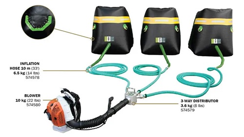 Foto de Bolsas y equipos de rescate