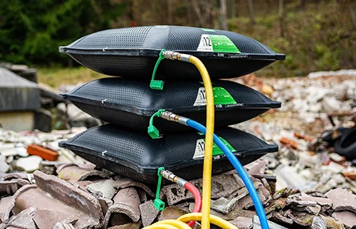 Foto deBolsas y equipos de rescate de alta presión