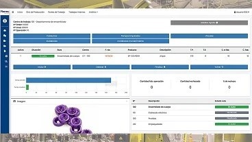 Foto deSoftware para la captura de datos en planta
