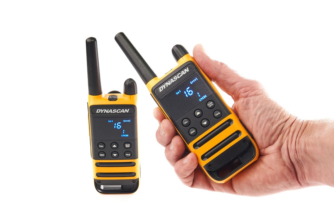 Foto deParejas de walkie-talkies Pmr- 446 con maletín y microauriculares
