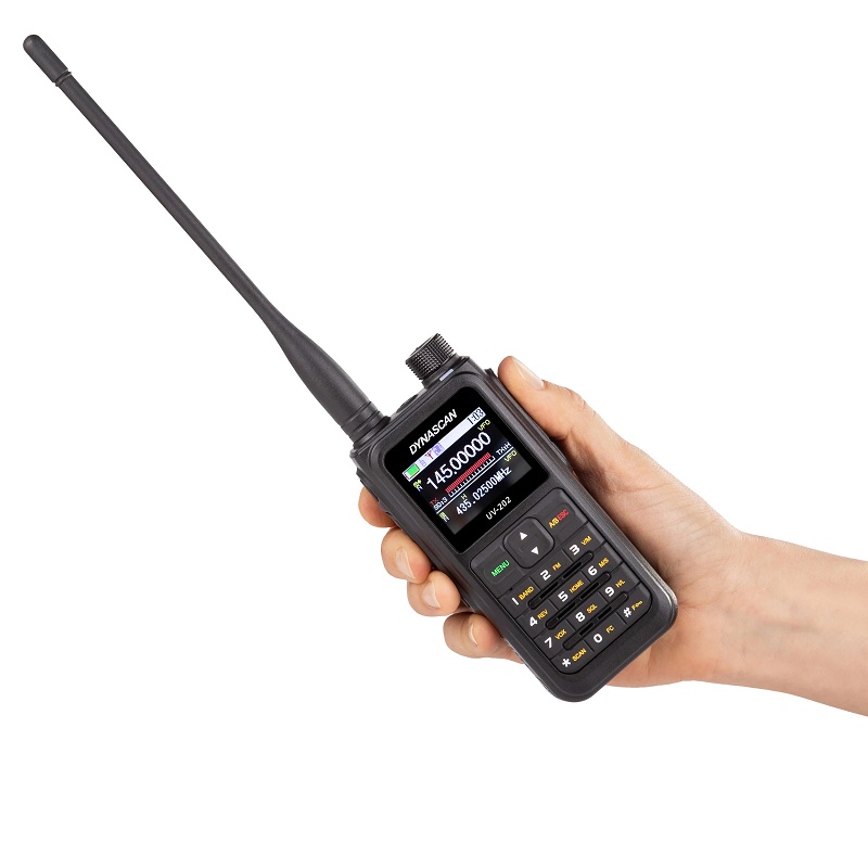 Foto deWalkie-talkies profesionales de doble banda VHF/UHF