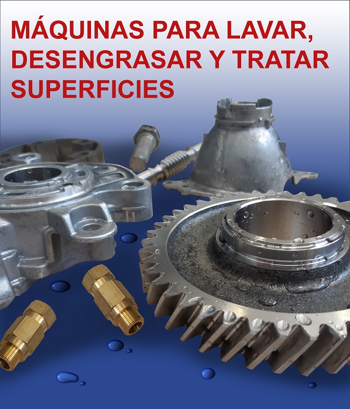 Foto de Sistemas para desengrasar, lavar, limpiar y tratar superficialmente piezas industriales