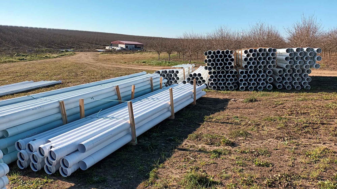 Foto deTuberías de PVC-O para riego