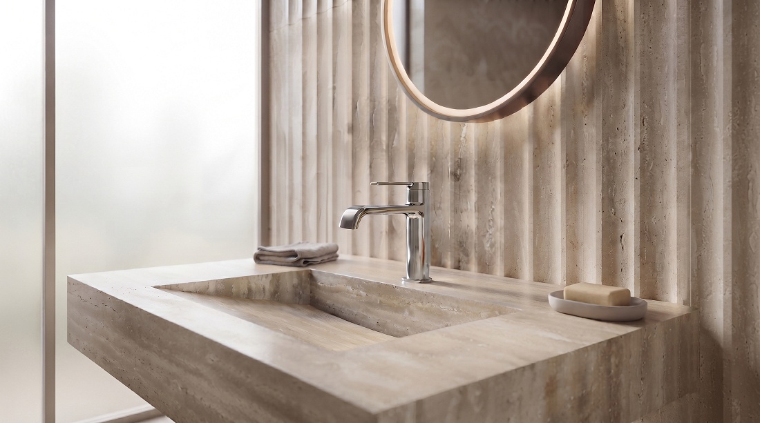 Foto de Grifos de lavabo monomando en acabado cromado