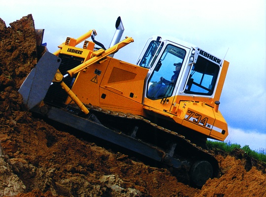 Foto de Bulldozer de accionamiento hidrostático