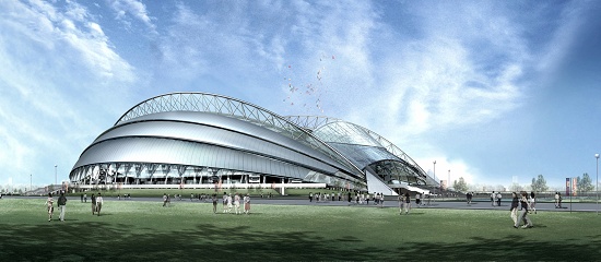 Foto de Láminas de Makrolon en los estadios olímpicos de China