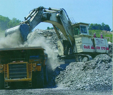 Foto de Excavadoras de cadenas de gran producción