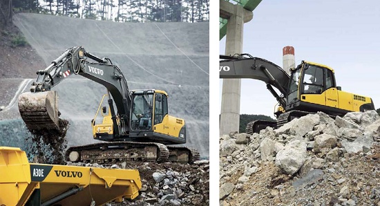 Foto de Excavadora de oruga con cabina de elevación