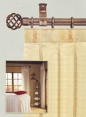 Barras de cortina de forja Chyc - Construcción (Materiales) - Barras de  cortina de forja