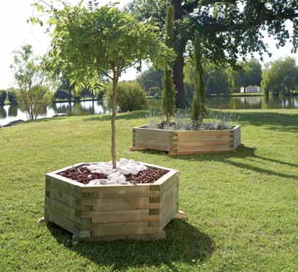 Jardineras de pino Durapin Esplanade - Equipamiento urbano - Jardineras de  pino