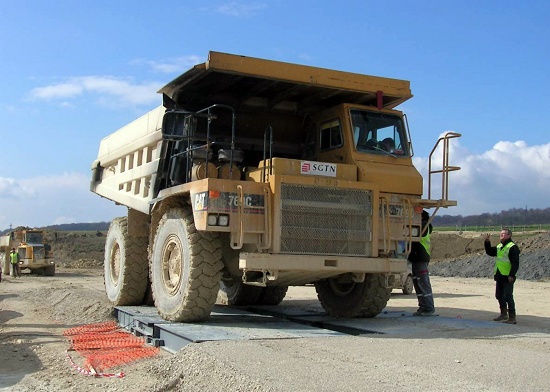 Picture of System of weighing for trucks dumper