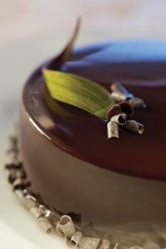 Picture of Green chocolate decoration