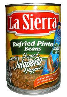 Picture of Refried Pinto Beans with jalapenos