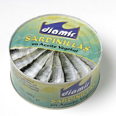 Picture of Small sardines in vegetable oil