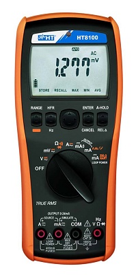 HT8100. Multímetro/calibrador de procesos profesional. HT Instruments