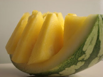 Picture of Yellow watermelons