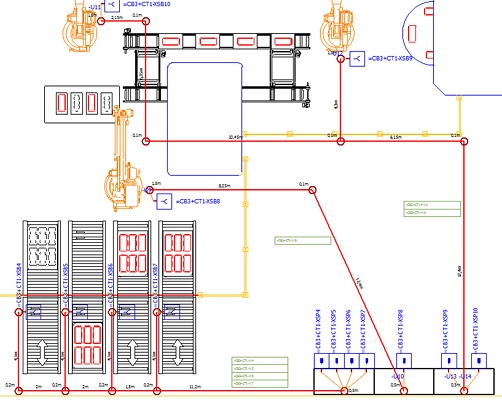 Foto de Software para planificación del cableado del controlador a nivel de campo