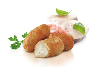 Foto de Croquetas de merluza y gambas